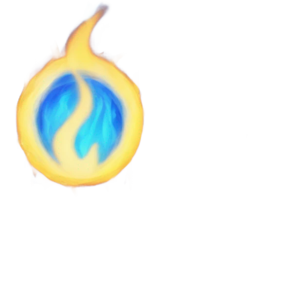 blue fire emoji