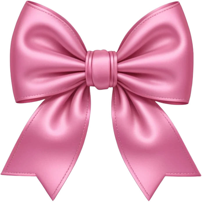 Bow pink emoji
