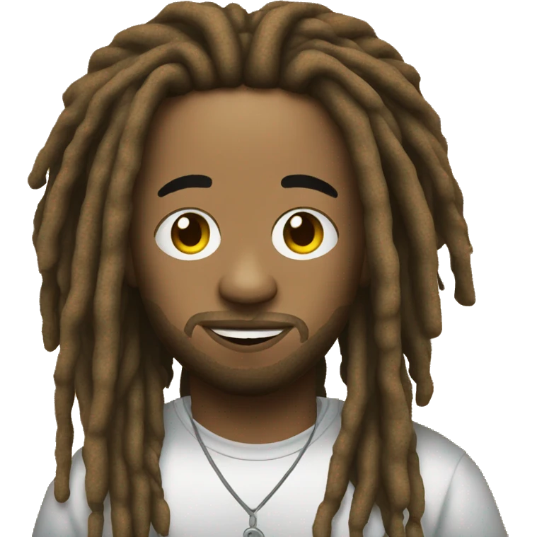 Rapper with dreads  emoji