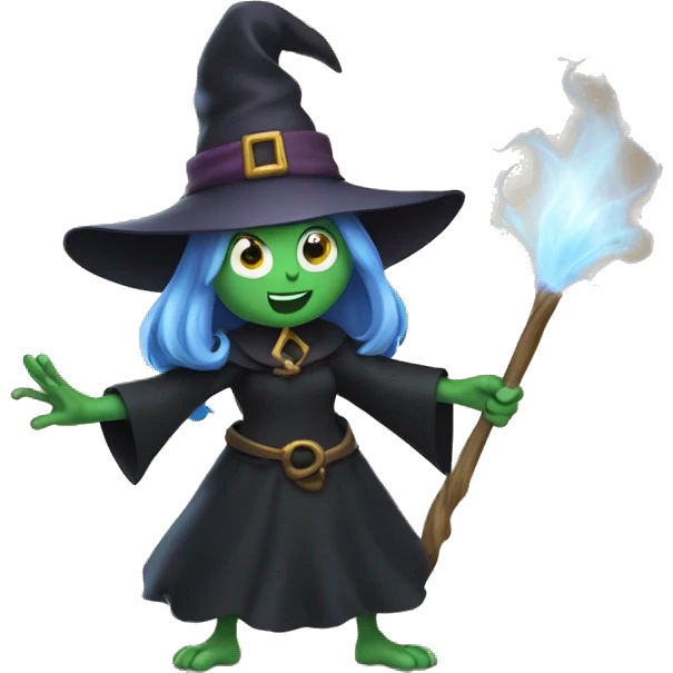 Scratlet witch cast spell emoji