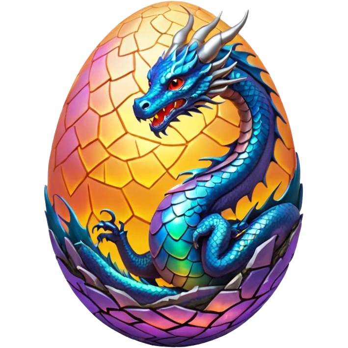 asian mythical egg dragon emoji