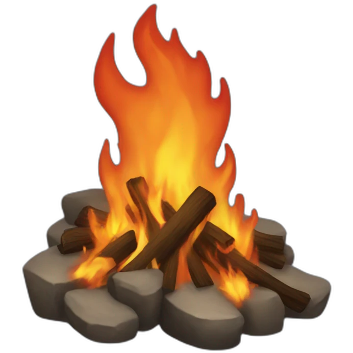 fire in the mountains emoji