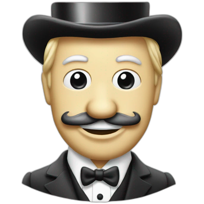 Monopoly man emoji