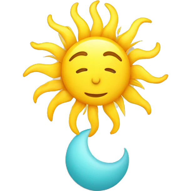 kazakh sun icon emoji