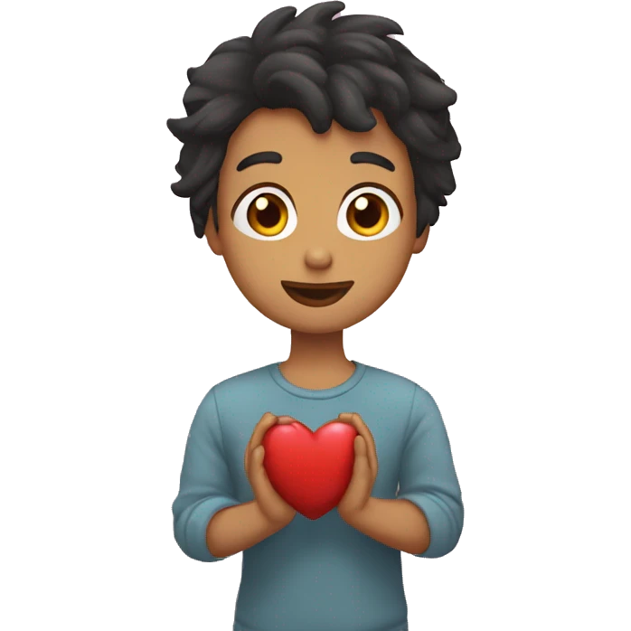 corazón de manos emoji
