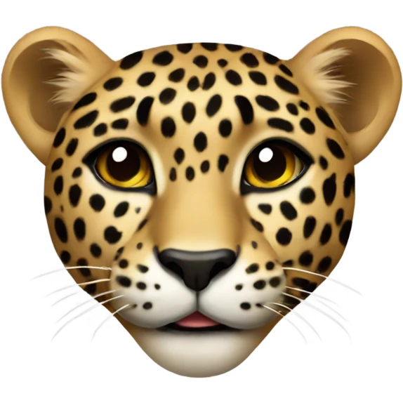heart leopard emoji