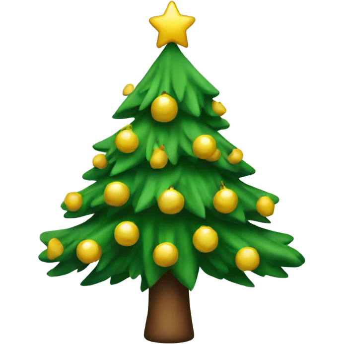 christmas tree emoji