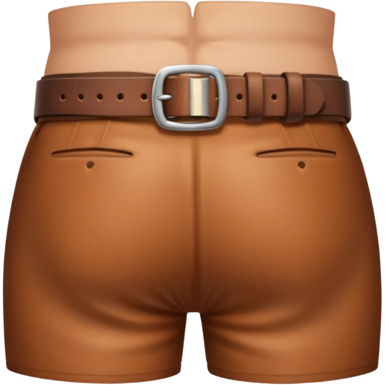 belt getting smacked on butt emoji