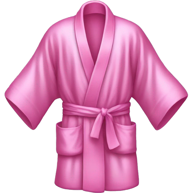 Pink silk robe emoji