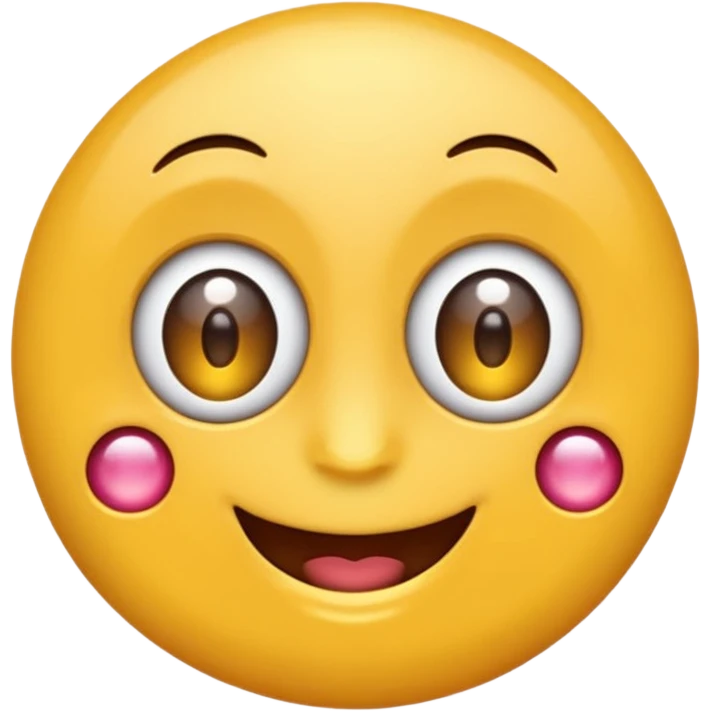 emoji sonriendo exagerado con los ojos cerrados y que sea cute emoji