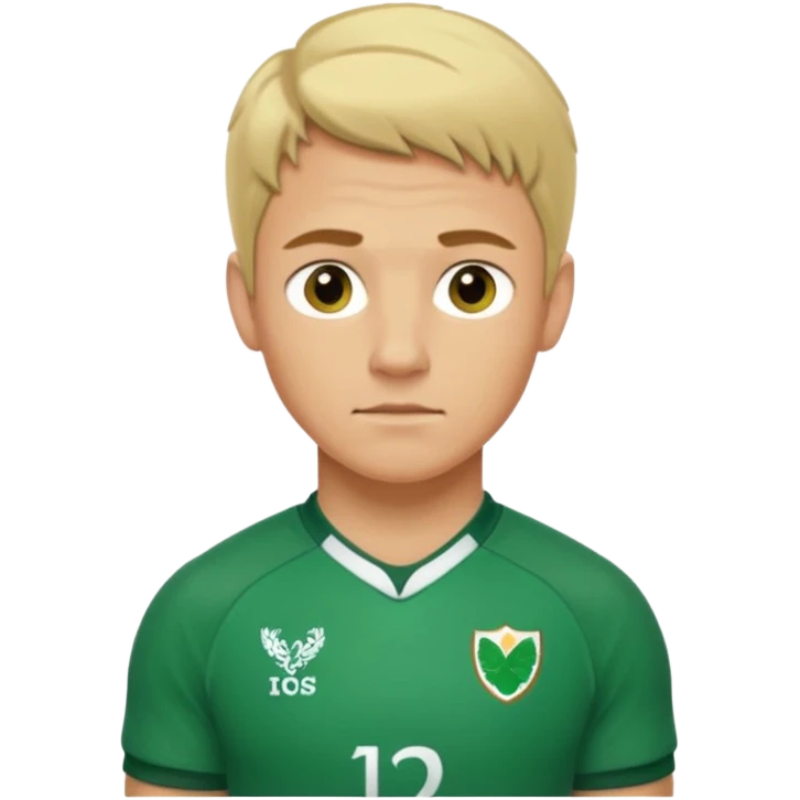 irish rugby player with short blond hair emoji