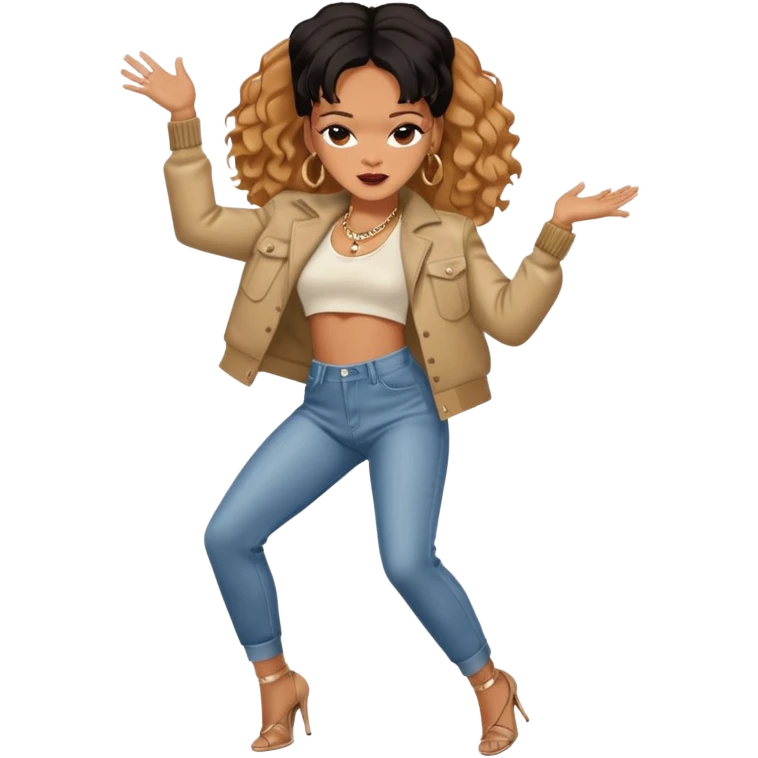 Rihanna dancing emoji