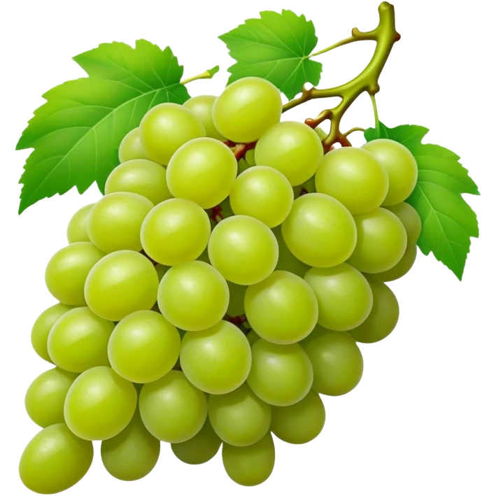 matcha colored grapes emoji