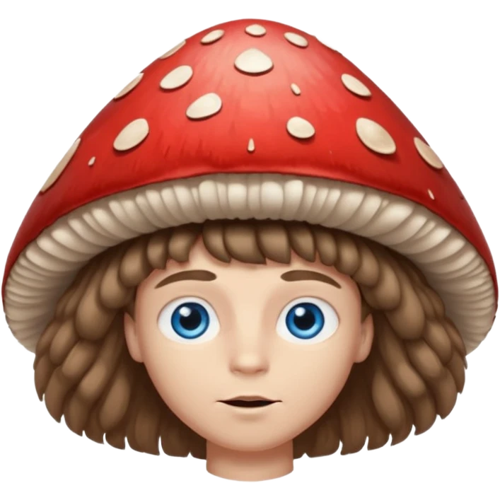 make a white American boy with blue eyes long eyelashes huge huge head in the shape of a triangle and mushroom hair a bit of a unibrow wanna be fluffy hair but is straight and tiny Bodie brown hair and not an actual mushroom head and uglier and lipstick emoji