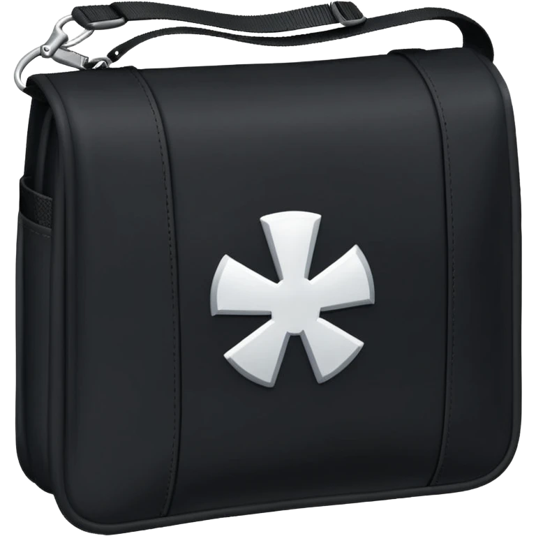 black military pouch white symmbol emoji