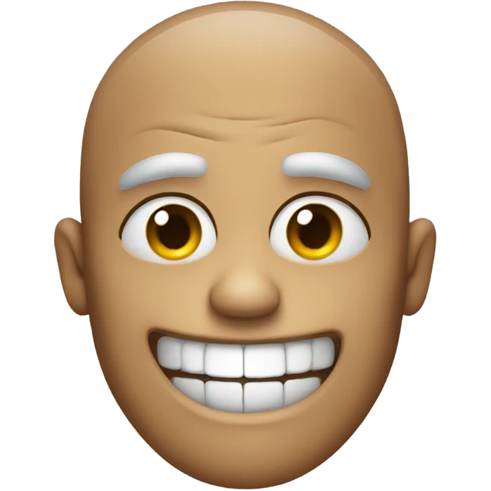 Mad smiling  emoji