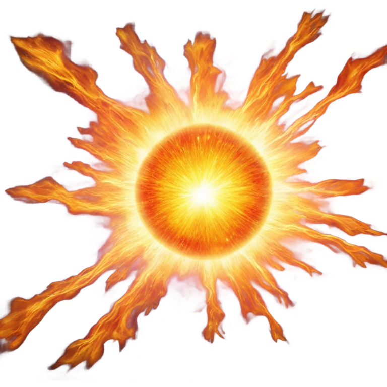 Supernova Sunburst Solarflre emoji