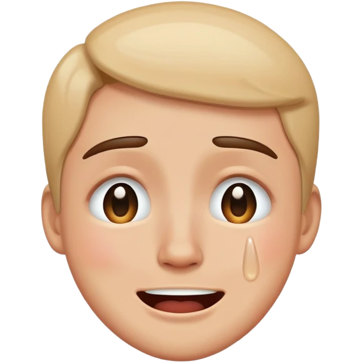 Cry and smile emoji