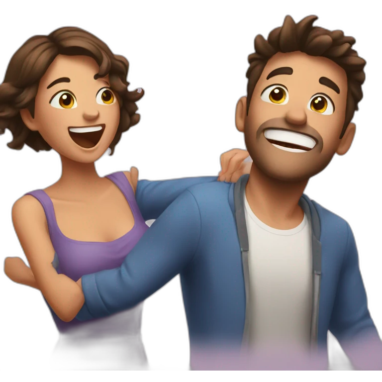Excited love emoji