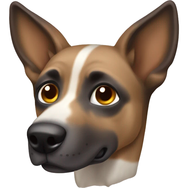 Perro con cuernos emoji