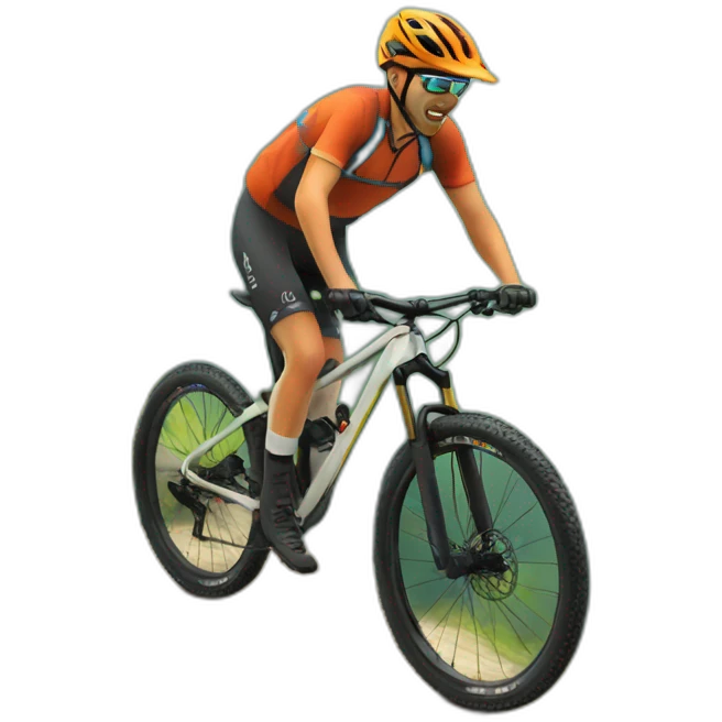 Vtt de descents emoji