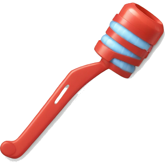 Velcro Curler made of plastic emoji