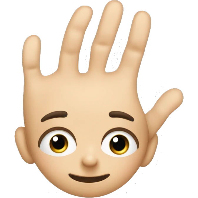 a face with e eyebrow up and the index of one of the hand scratching the hear emoji