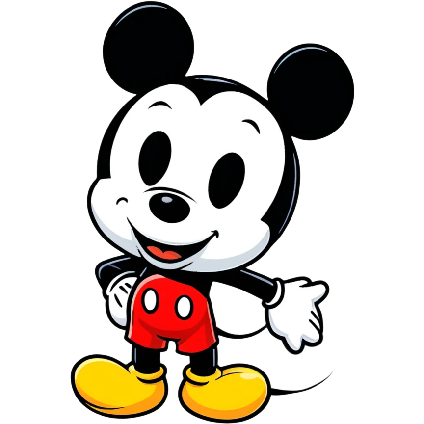 Mickey Mouse emoji