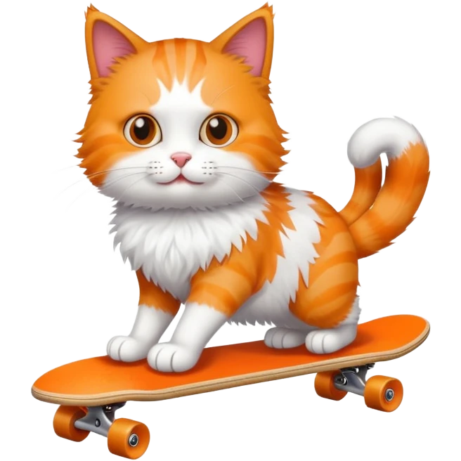 Cat on a Skateboard  emoji