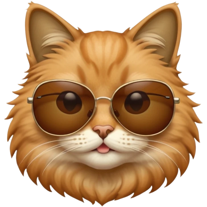 Cat wearing sunglasses emoji