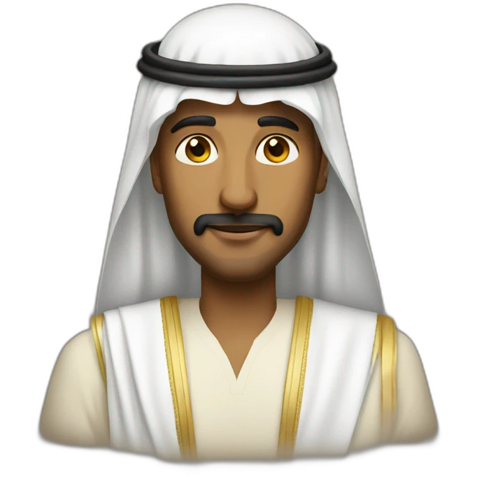 Rich-Saudi-man emoji
