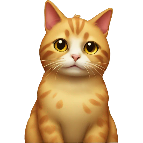 Chicken cat emoji