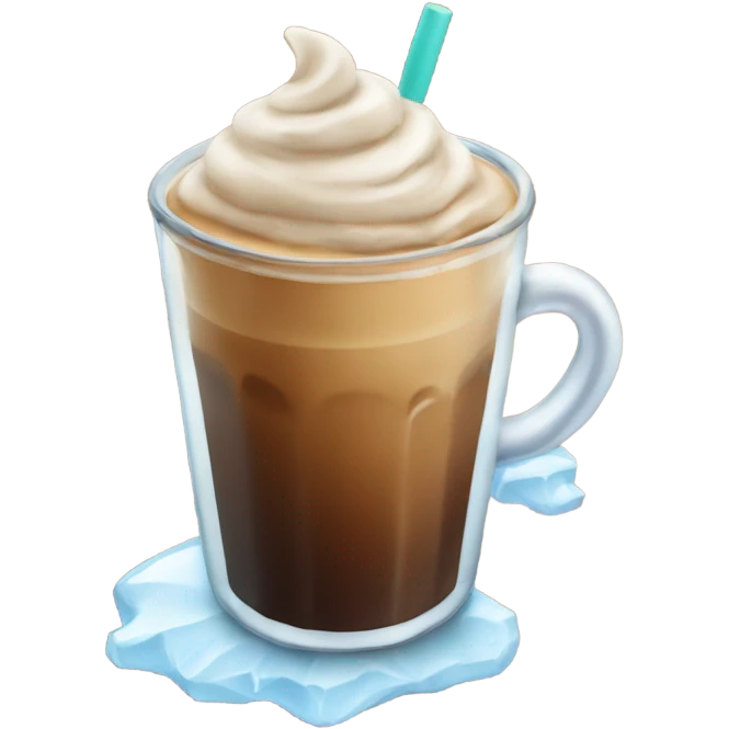 Iced coffee emoji