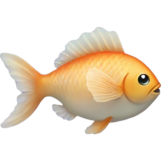 A fish wearing a tutu emoji