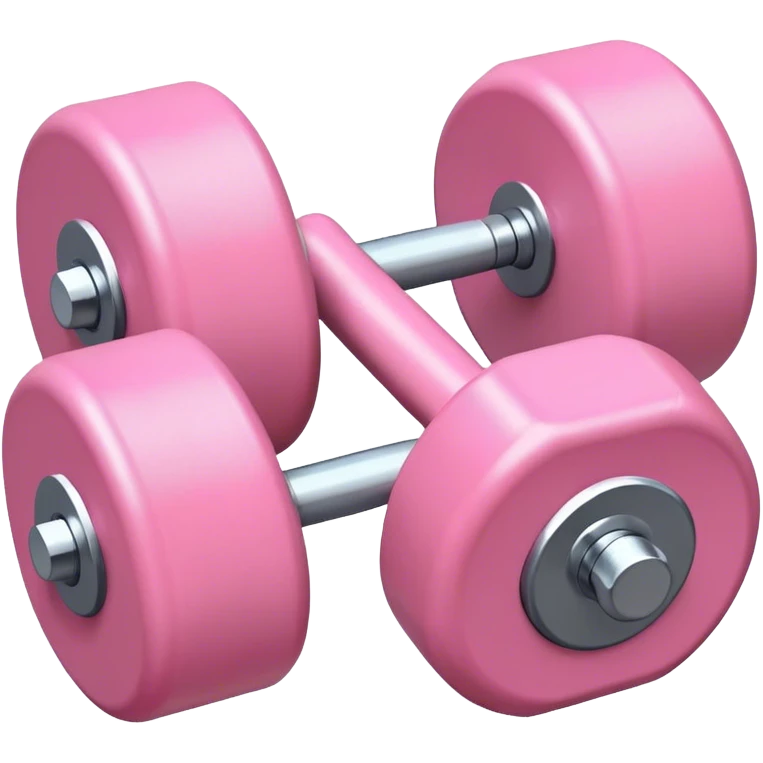 pale pink dumbell emoji