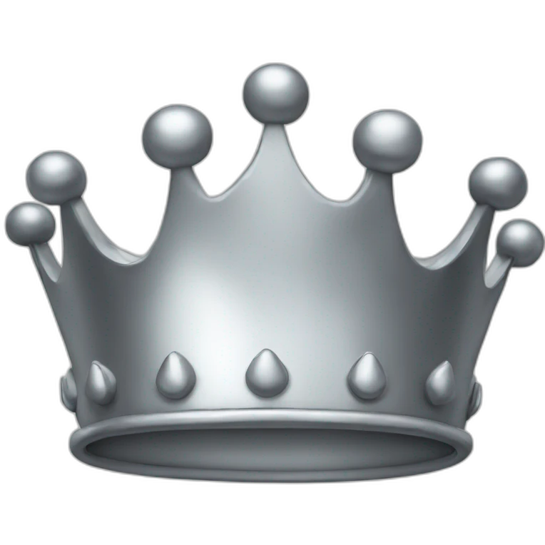 silver crown emoji