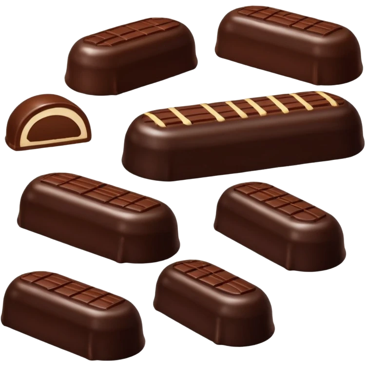 chocotejas ovaladas emoji