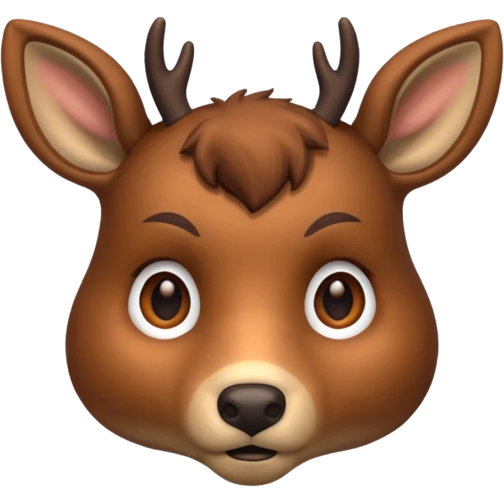 deer's face emoji