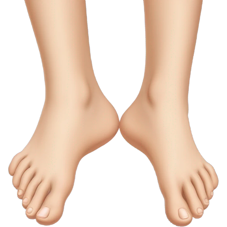 Pretty feet emoji