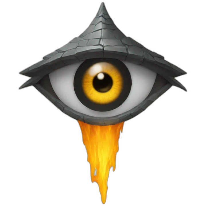 tower  Sauron eye on it emoji