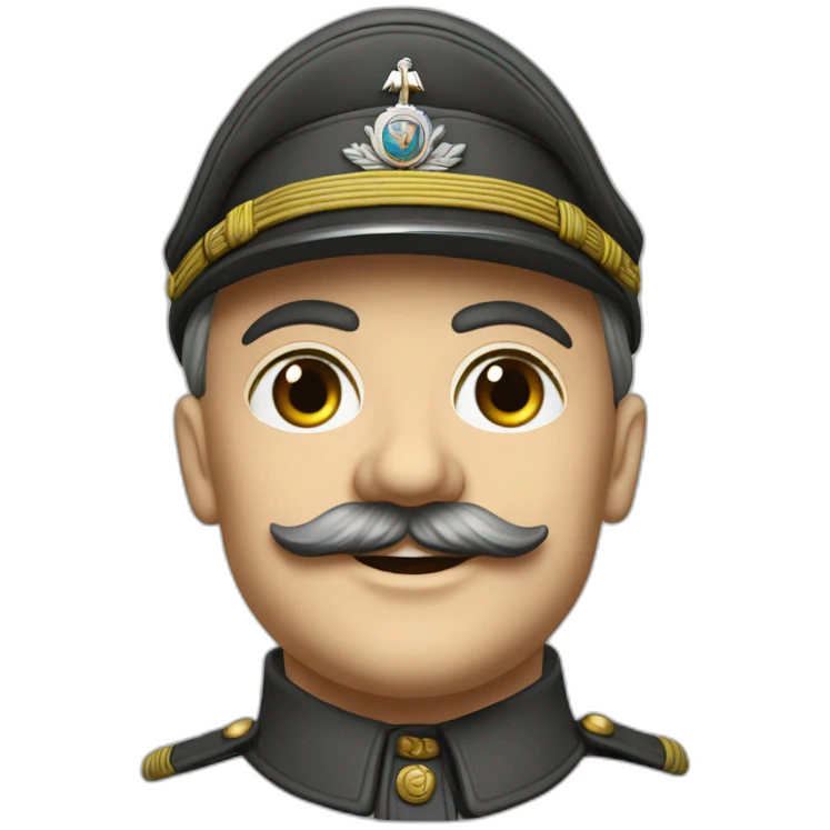 General allemand 1939 levant un doigt emoji