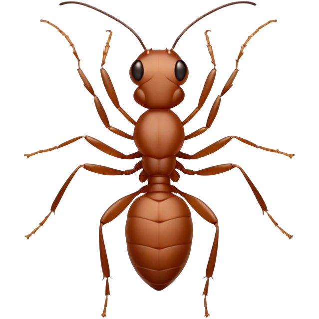 Beautiful and Majestic Ant Portrait Emoji, Head and body rendered in serene repose with a gentle, content smile, showcasing a finely detailed, compact form with eyes softly closed in tranquil slumber, Simplified yet exquisitely endearing features, highly detailed, glowing with a soft, drowsy natural light, high shine, relaxed and utterly noble, stylized with an air of timeless industrious grace, soft glowing outline, capturing the essence of a majestic ant that embodies the quiet power of nature! emoji