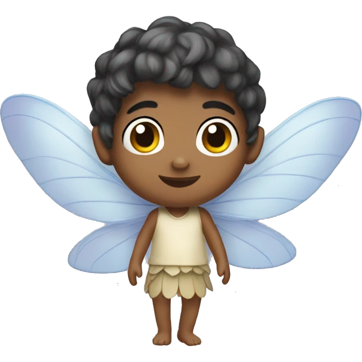 fairy kid animated wings emoji