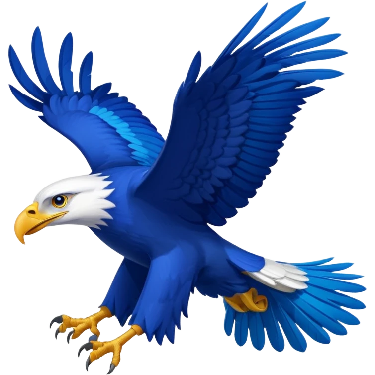 Blue eagle emoji