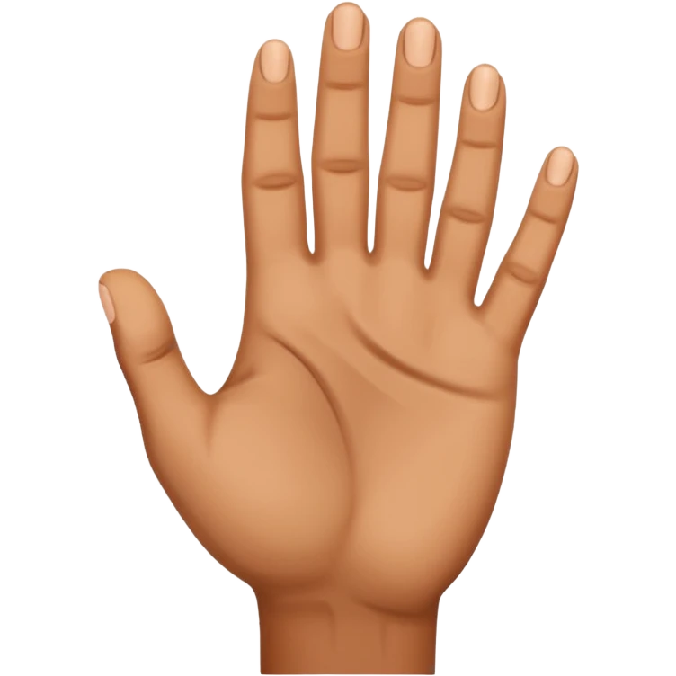 write with hand emoji