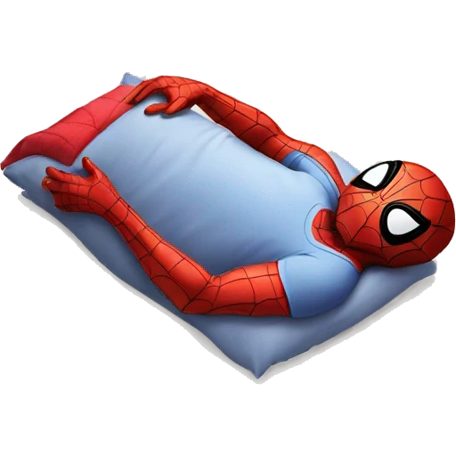 Spider-Man sleeping emoji