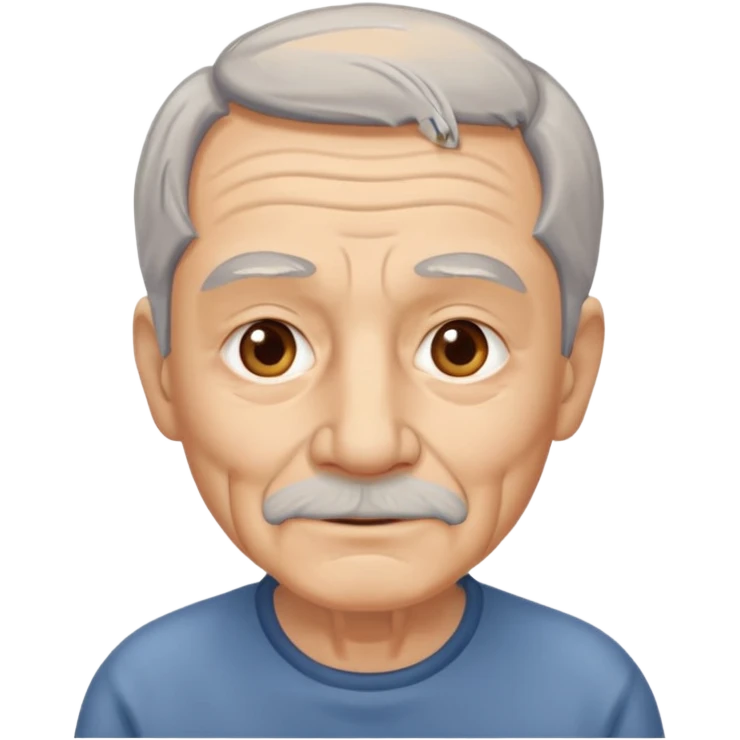 old man  beauty face pack  emoji