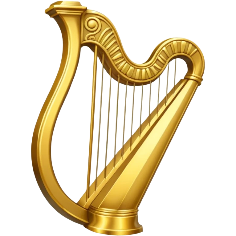 golden lyre emoji