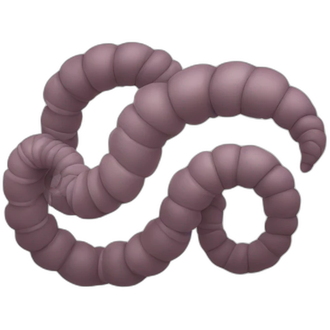 worm emoji