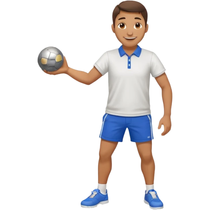 A pétanque player emoji